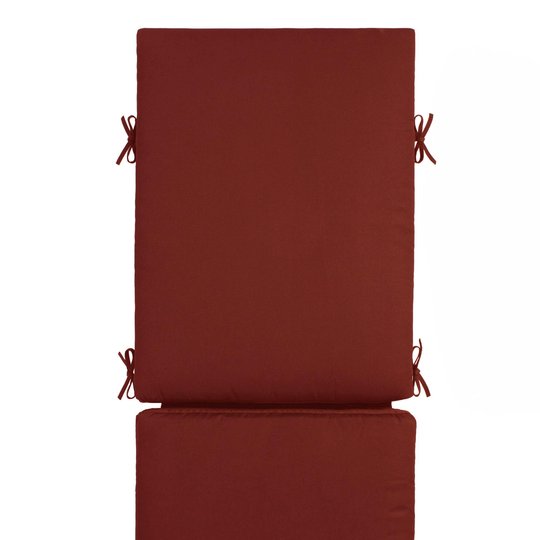 Sunbrella Terracotta Canvas Outdoor Patio Chaise Lounge Cushion: Orange - Acrylic by World Market