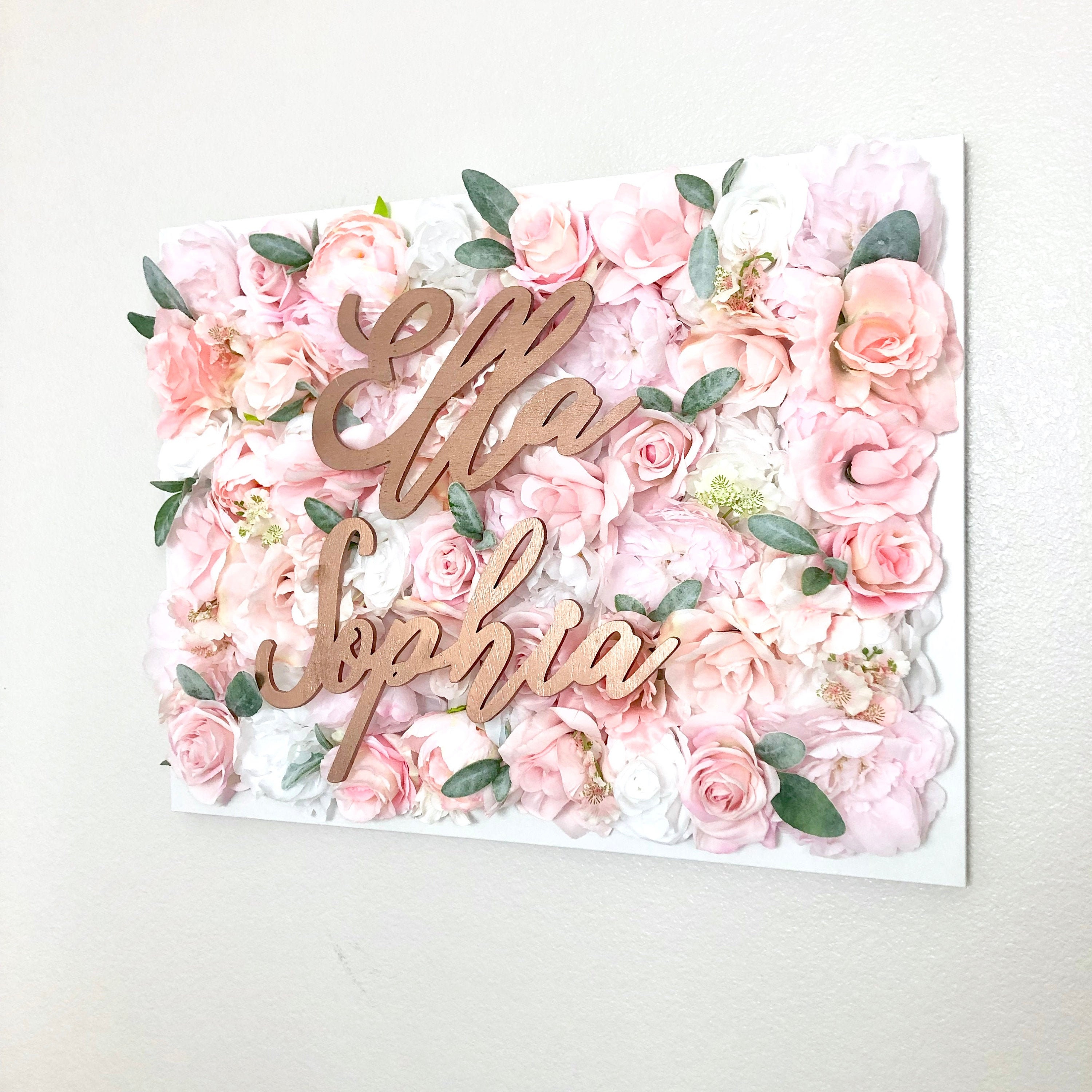 Rose Gold Nursery Decor, Girl Decor Girl, Baby Shower Blush & Nursery, Gift, Name Sign