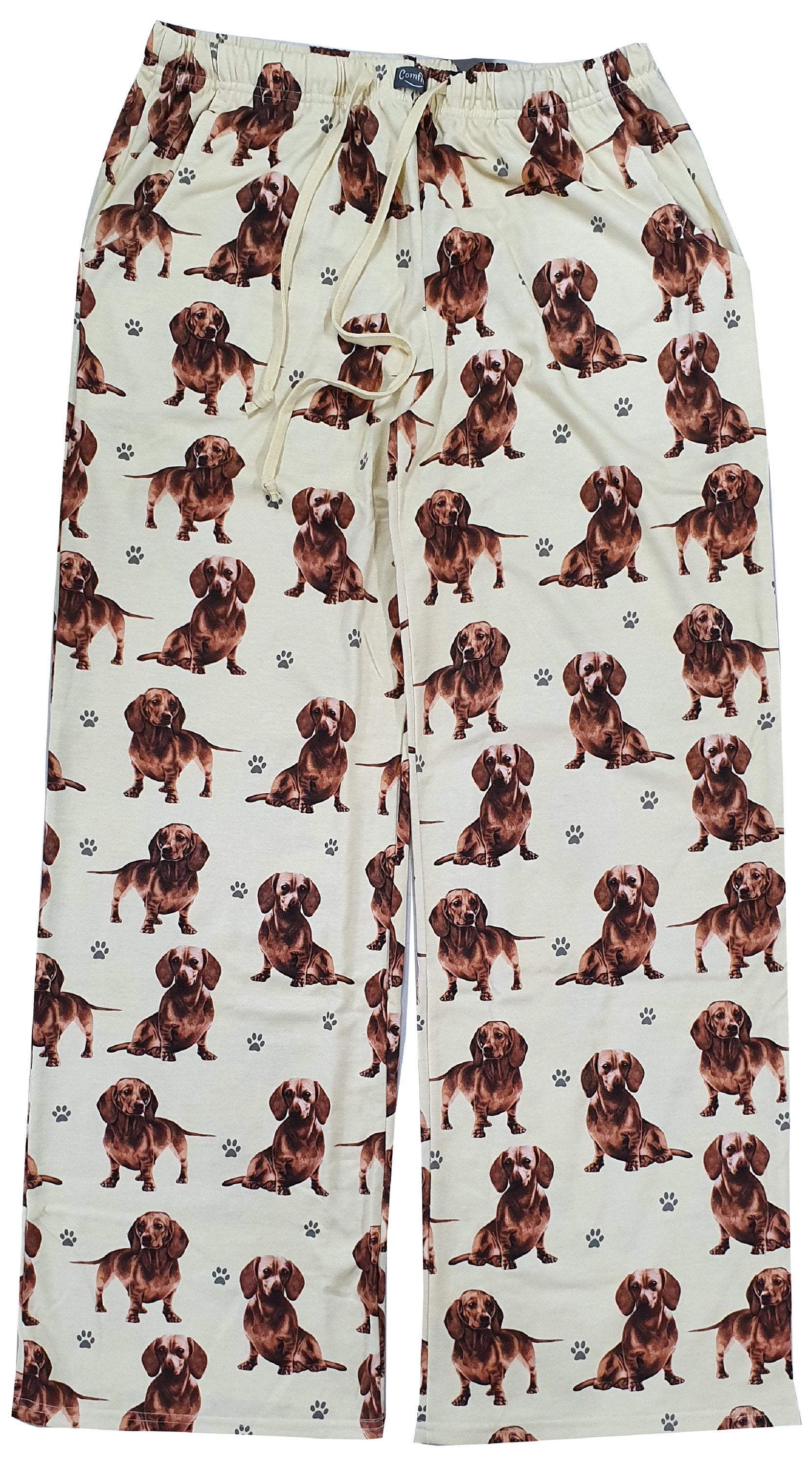 Dachshund Unisex Cotton Blend Pajama Bottoms - Super Soft & Comfortable Perfect For Gifts