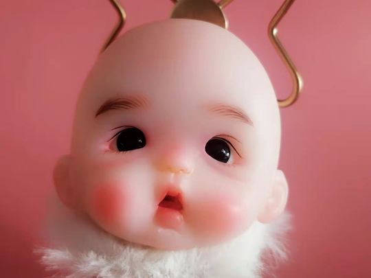 Ob11 Doll Head Polymer Clay Handmade Custom Obsitu 11
