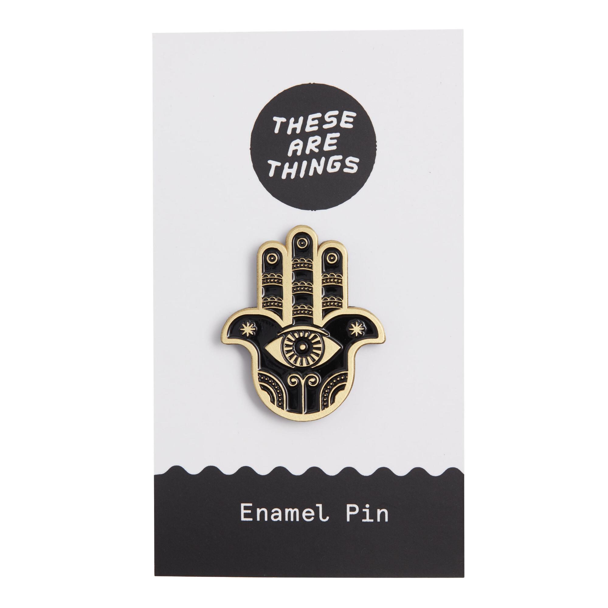 Hamsa Hand Enamel Pin by World Market