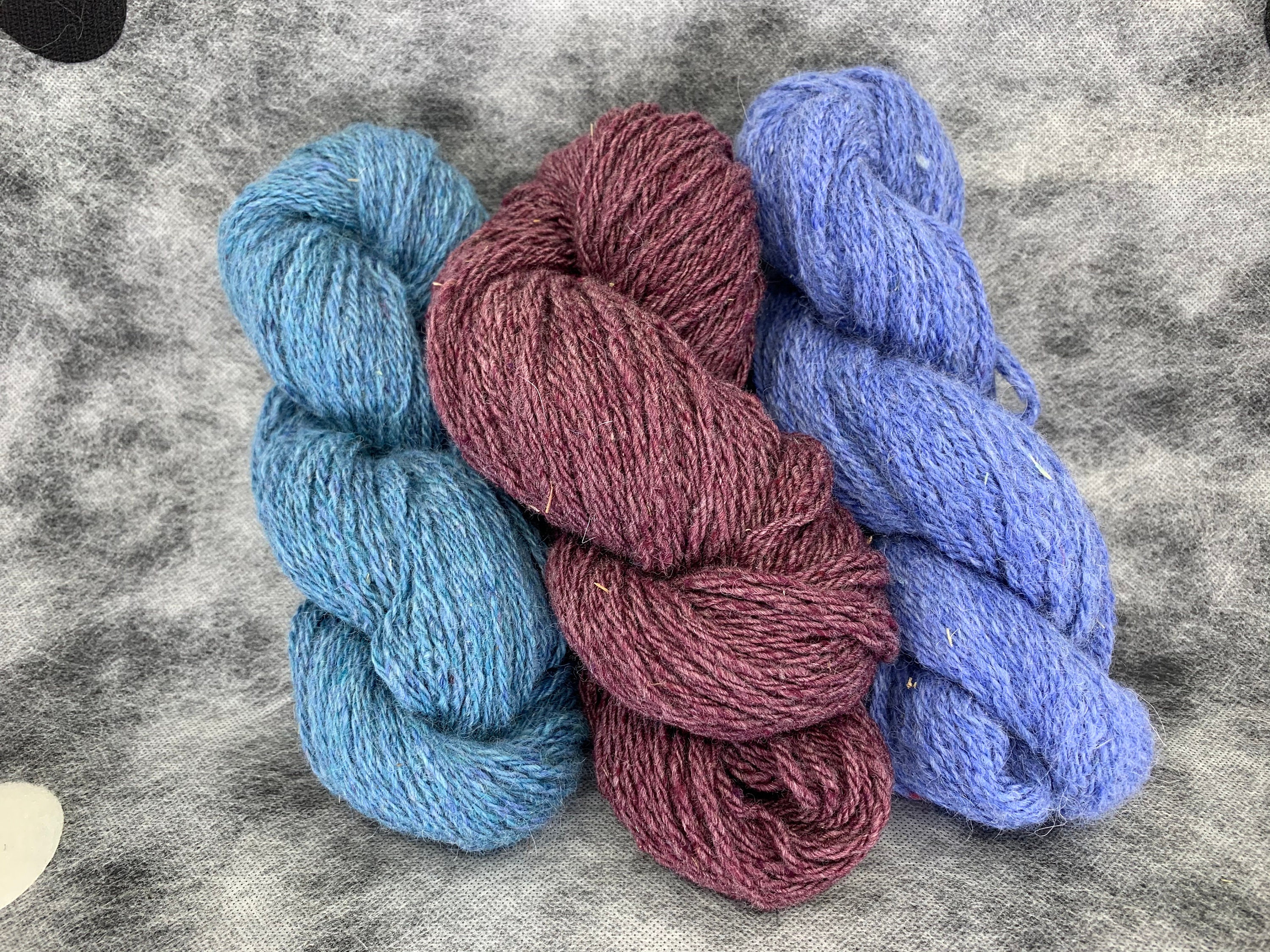 Alaska Grown Cormo/Alpaca Blend, 50% Ctffm Alpaca, Blue, 50 Cormo Lamb - Palmer, Ak., 3 Colors, 2.75 3.25 Ozs, 150 Yards