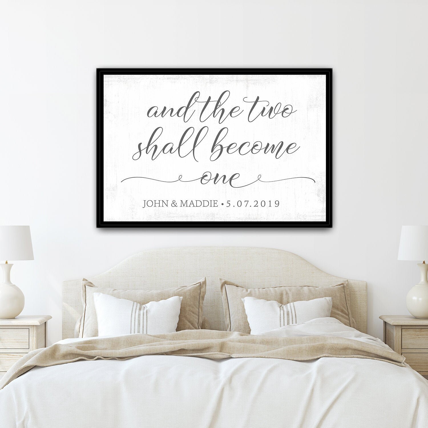 And The Two Shall Become One Sign