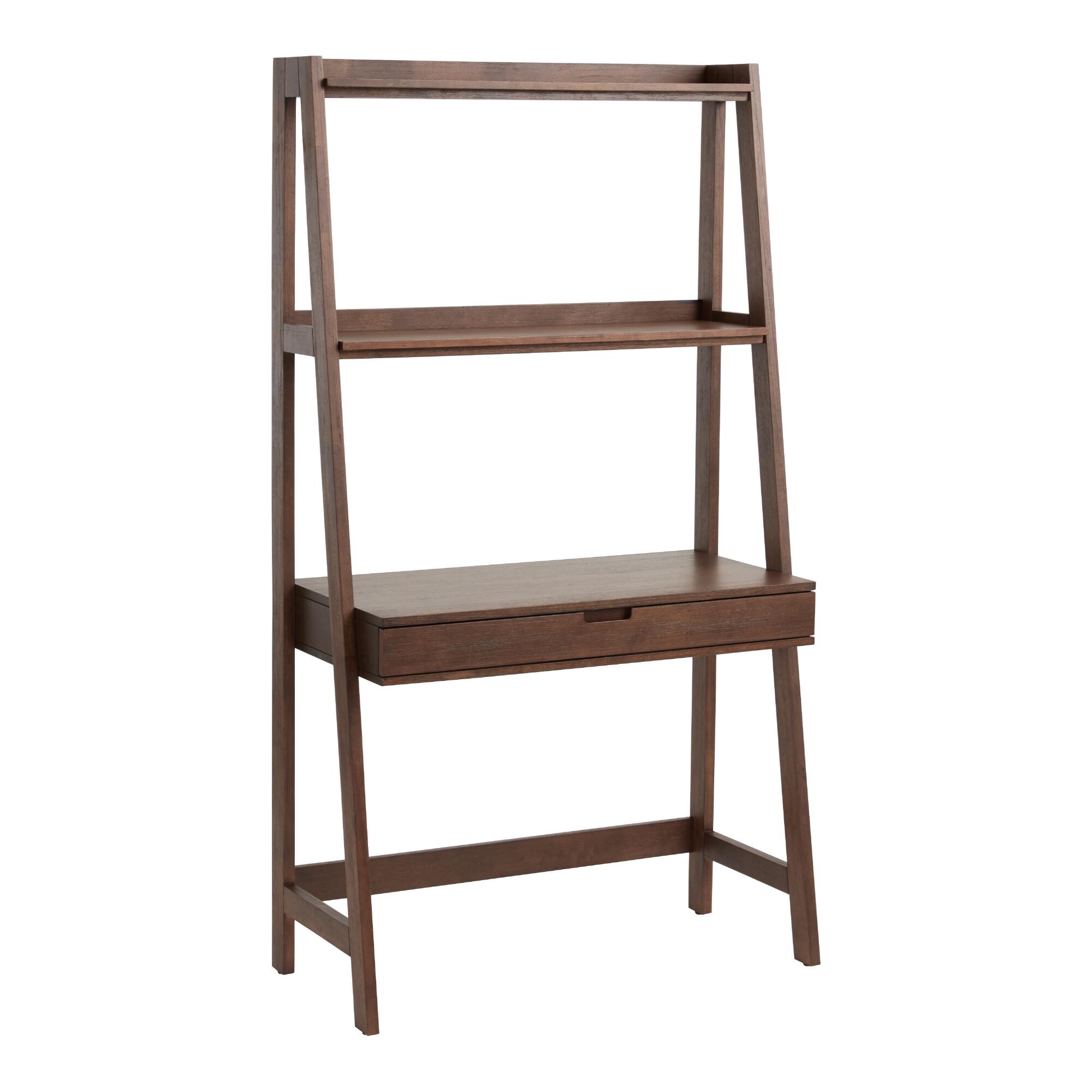 Mid Century Modular Elias Desk with Shelf by World Market
