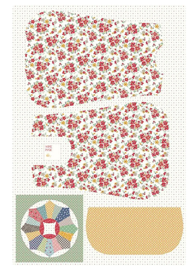 Cook Book Home Décor Apron Panel Floral - Lori Holt Hd11772-Panel -Riley Blake
