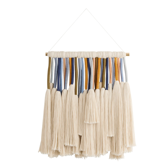 Sea Yarn Wrap Wall Hanging: Multi - Natural Fiber by World Market