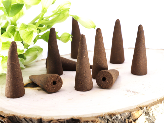 Healing Blend Backflow Incense Cones | 8 Pack, Cone Incense, Scented