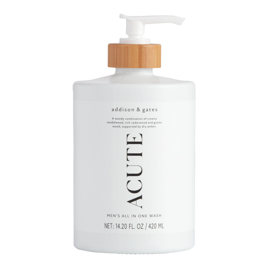 A&G Acute Smoked Moss Men's All-in-1 Wash: White by World Market