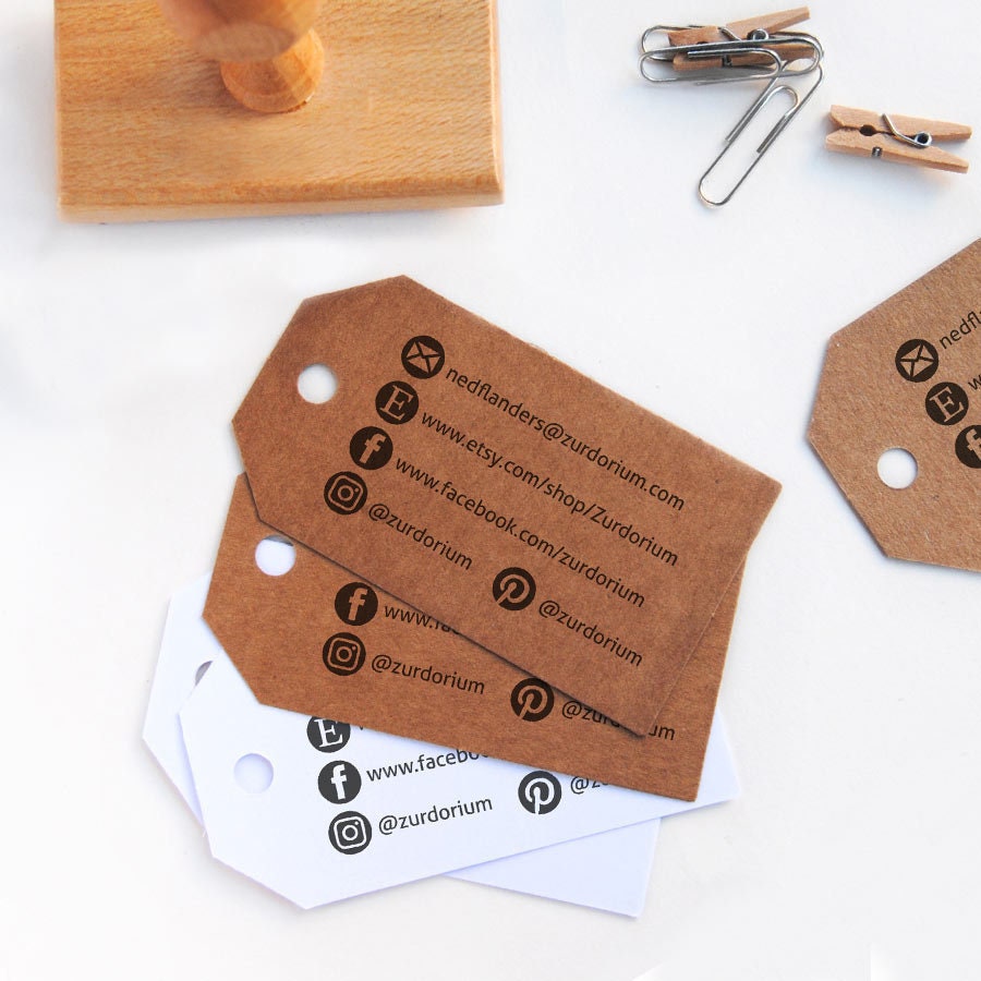 Social Media Business Stamp, Icon Network Instagram Stamp Custom, Follow Us On Media