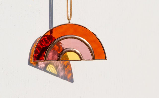 Brewer & Marr Stained Glass Mini Rainbow