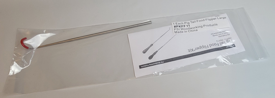 Pig Tail Food Flipper 10 In. Or 16 Stainless Steel Kit Woodturning Lathe Fast Shipping