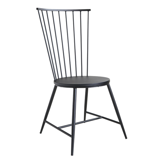 Black Steel Neal Dining Chair - Metal by World Market