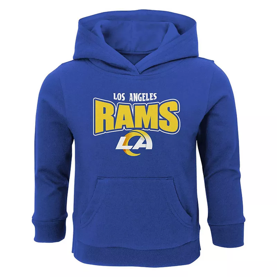Toddler Royal Los Angeles Rams Draft Pick Pullover Hoodie, Toddler Unisex, Size: 3T, Blue