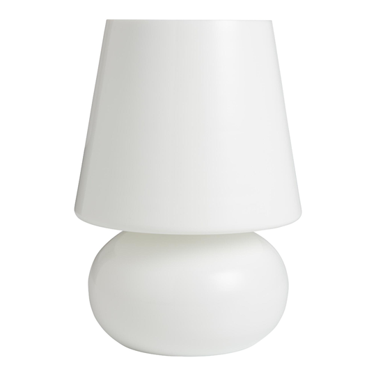White Opal Glass Table Lamp by World Market