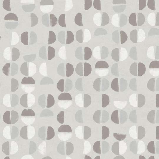 Gray Abstract Coffee Bean Peel And Stick Wallpaper by World Market