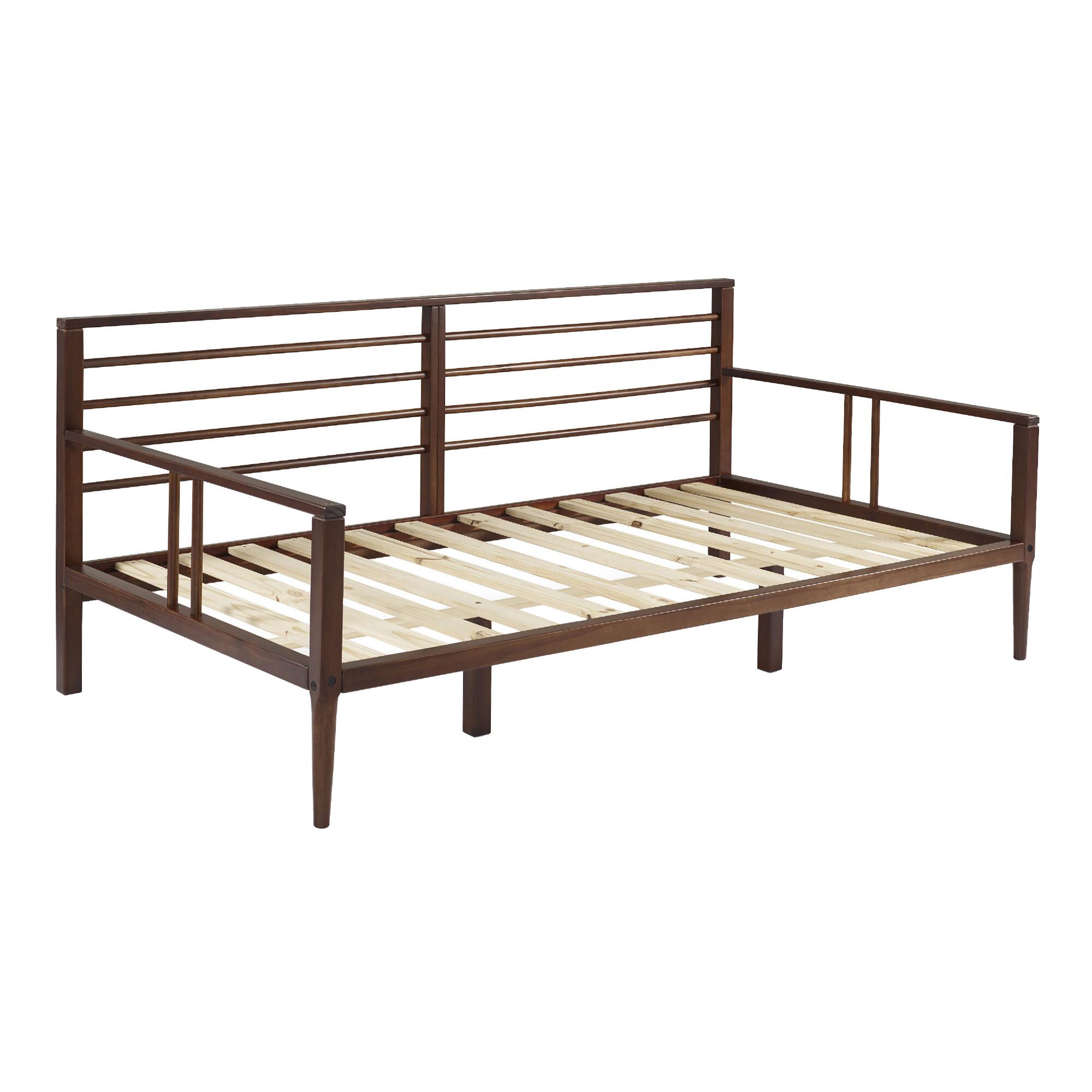 Wood Spindle Daybed: Brown by World Market