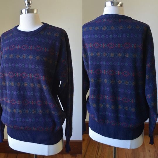 90's Vintage Wool Blend Italian Sweater Size Small, Made Soft Women's Small By Maglifico Florence Italy