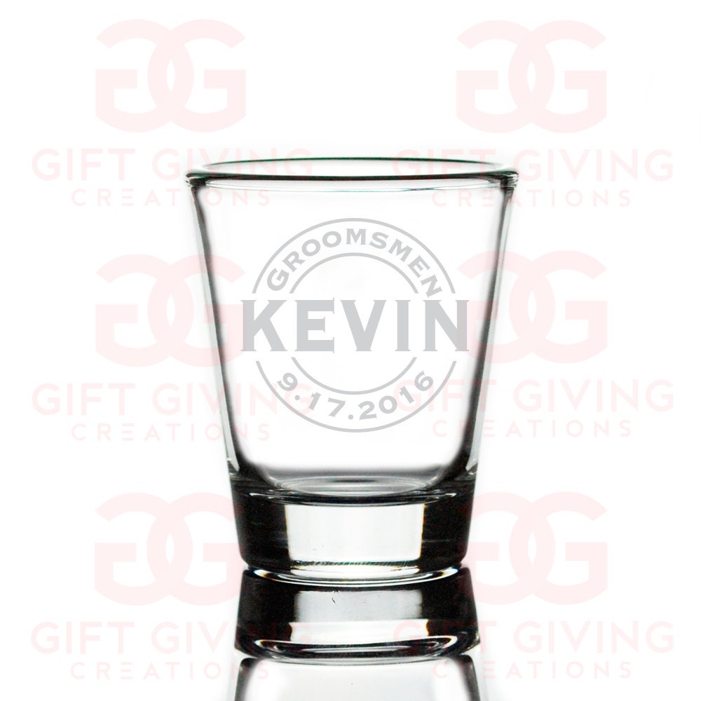 Custom Laser Personalize Shot Glass, Ships Fast, Monogram Etched Funny Glasses, Dads Glass, Gift For Her, Him