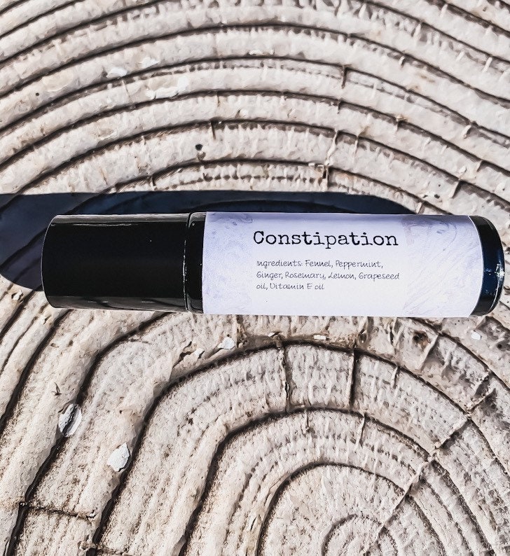 Constipation Essential Oil Roll-On Blend 10Ml, Health, Therapeutic, Organic, Bath & Body, Self Care, Gifts