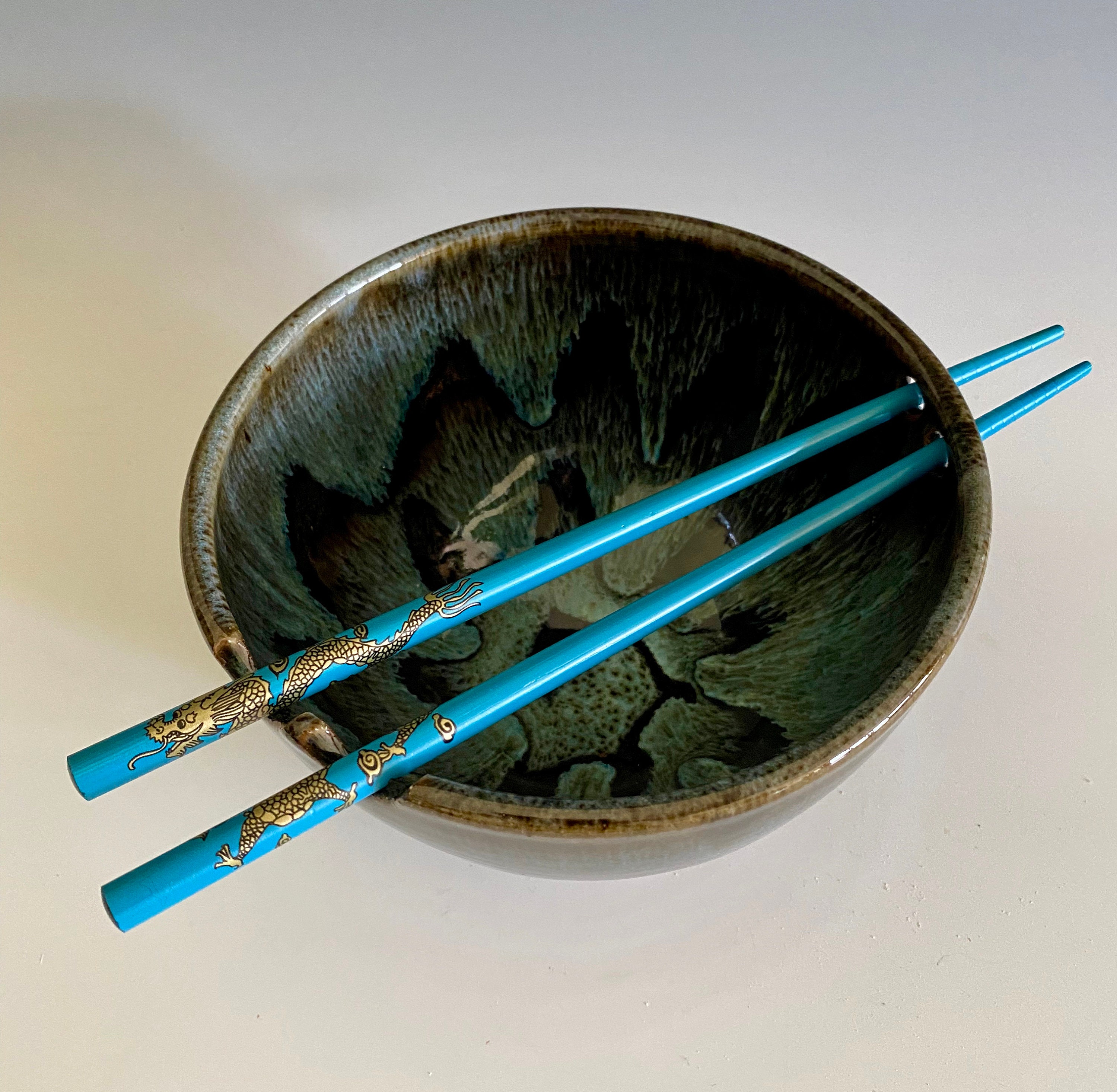 Pottery Ramen Bowl; Handmade Pho Bowl