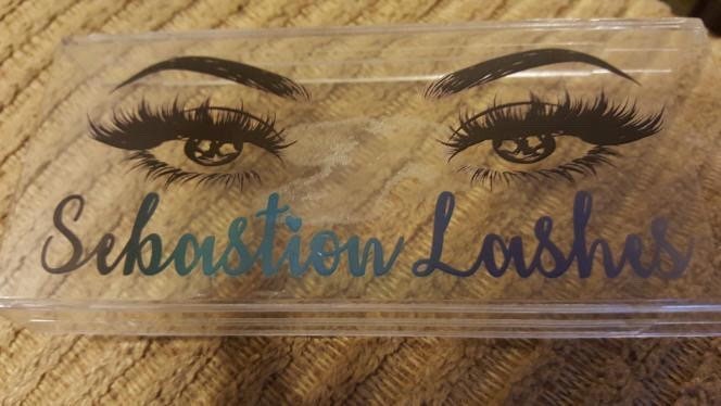 4 X 2 Eyelash Case Labels - Customized With Your Logo Design Packaging Printed On Professional Clear Or White Gloss