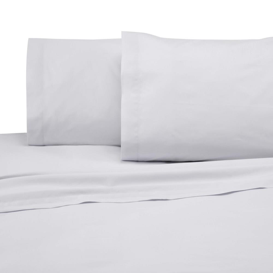 WestPoint Home Martex 225 Thread Count Sheet King 225-Thread Count Cotton Blend White Bed Sheet | 028828991737