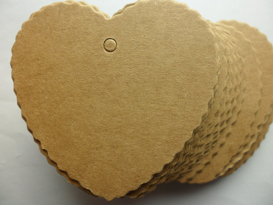 100Pcs 58mmx55mm Heart Shape Blank Printable Tags For Wedding Favors, Personalized Favor Tags, Printable Labels, Printable
