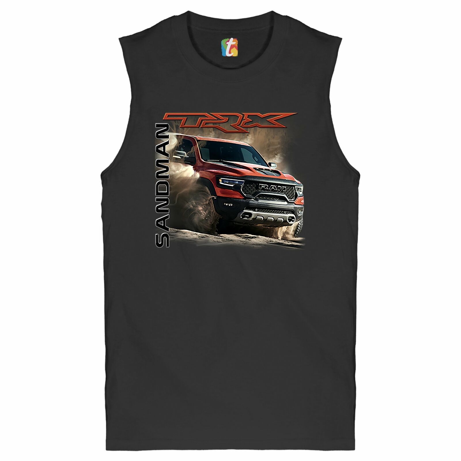 RAM 1500 TRX Sandman Muscle Shirt Off-Road V8 Pickup Truck Licensed Men's