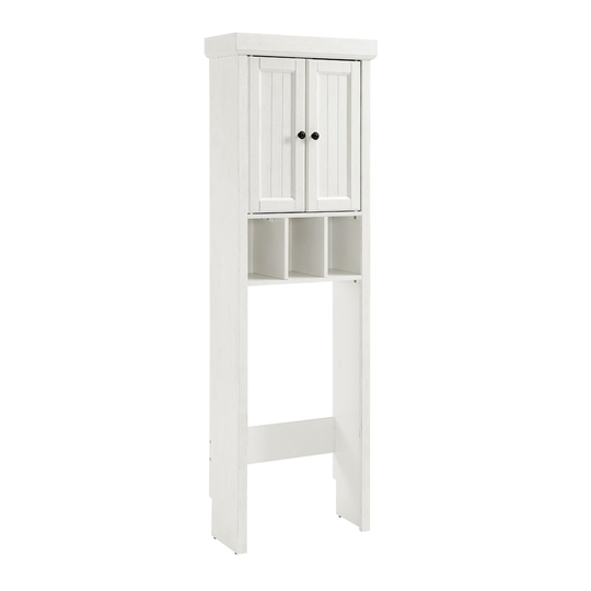 White Wood Delmar Bathroom Space Saver Cabinet by World Market