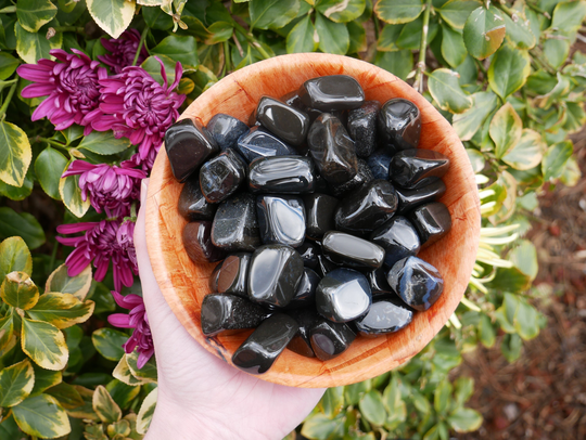 Black Onyx Tumbled Stones