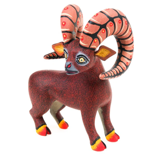 Ram - Oaxacan Alebrije Wood Carving Eleazar Morales