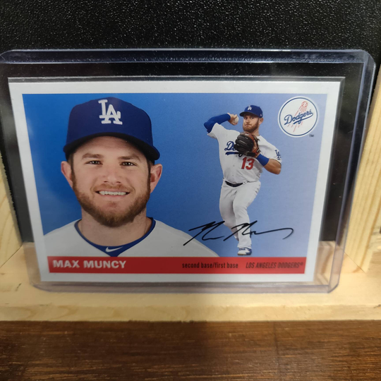 Max Muncy 2020 Topps Archives Number 54 Base Set Baseball Card Los Angeles Dodgers Star Player