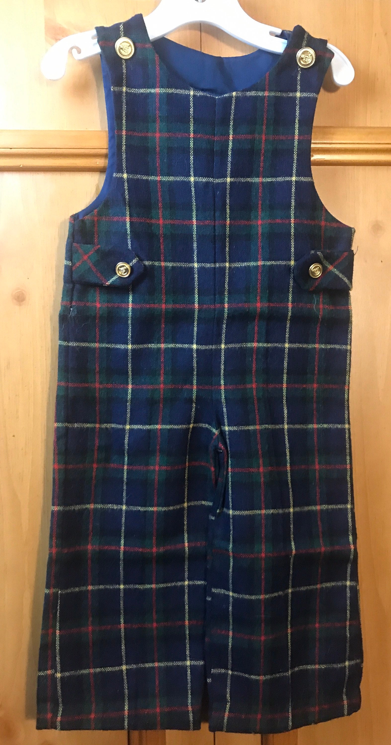 Vintage Classic Wool Blend Overalls, Good Lad Overalls, Made in Usa