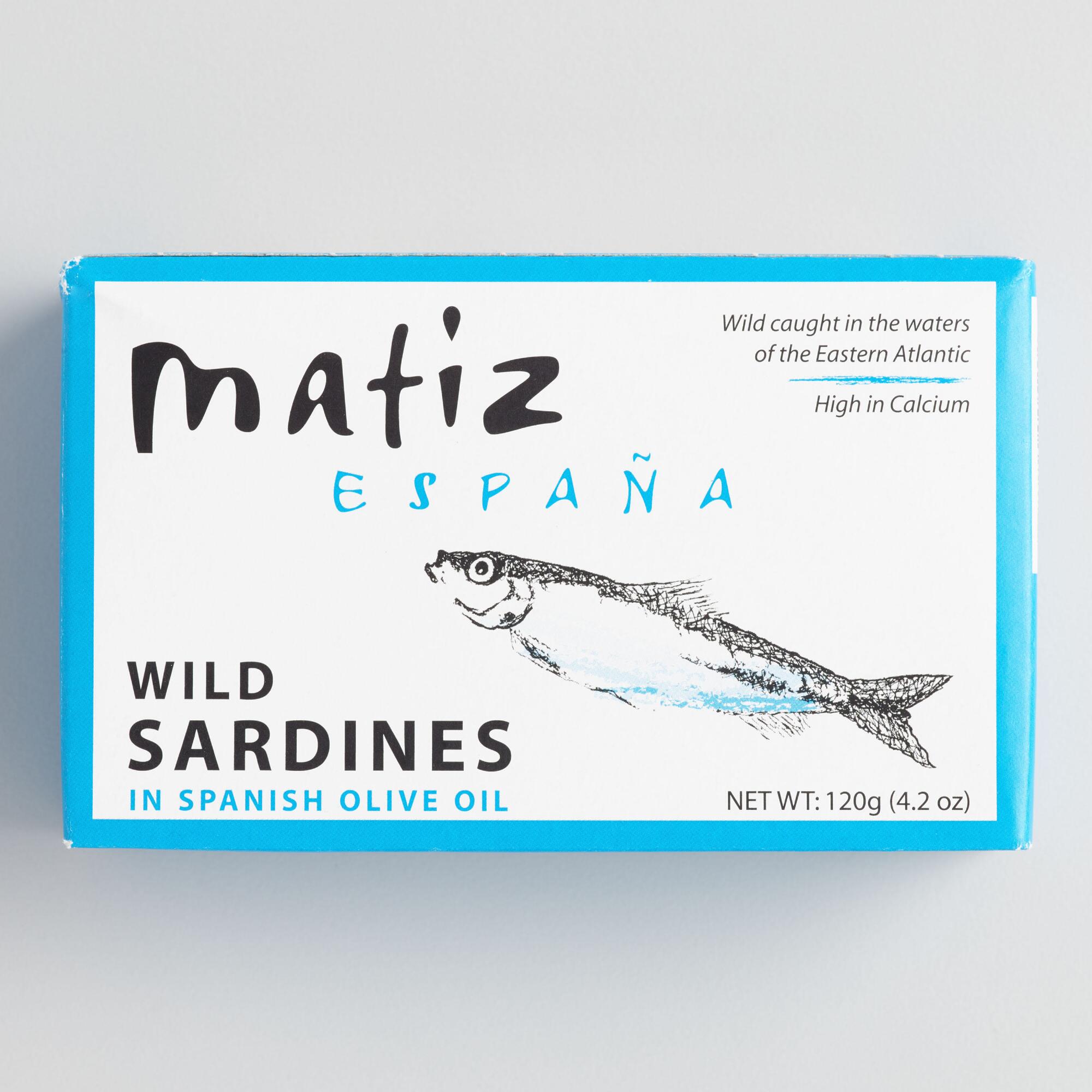 Matiz Gallego Sardines in Extra Virgin Olive Oil Set of 6 by World Market