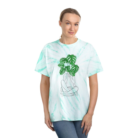 Plant Tie Dye Cyclone Shirt, Pot Head Gift, Lover, Lover Mom, Mom Gift For Planter
