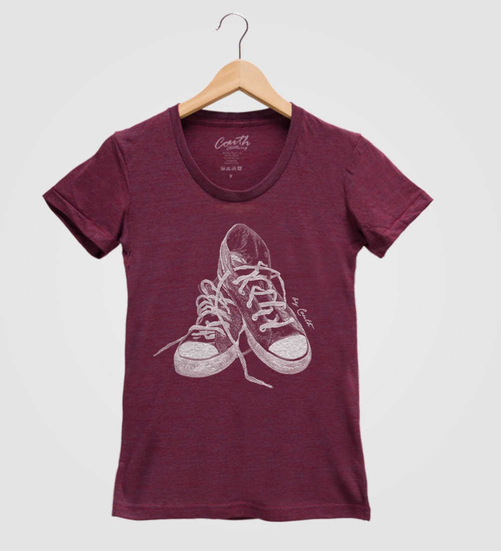 Screen Print Women T Shirt Tri-Blend Short Sleeve Available S, M, L, Xl