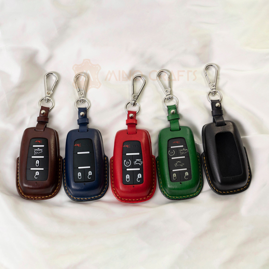 Key Fob Cover For 2022-2019 Ram 1500 Leather Case Compatible With 2021 Trx Car Personalized
