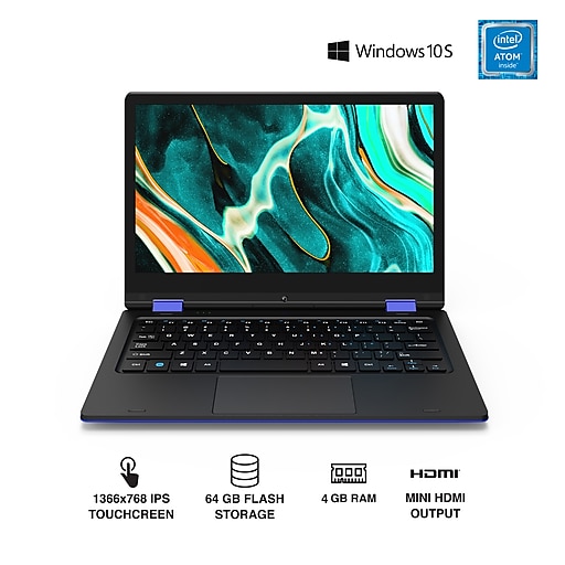 Core Innovations Convertible CLT1164BU 11.6" "Notebook" Intel Celeron N3350, "3GB Memory", "64GB eMMC", Windows 10 "Home" S
