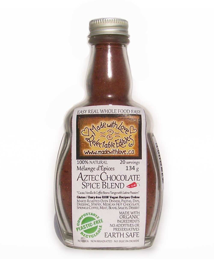 Decadent Aztec Chocolate 4.5Oz Eco Artisan Spice Blend - For The Conscious Gourmet Kitchen Food Market Herbs & Spices