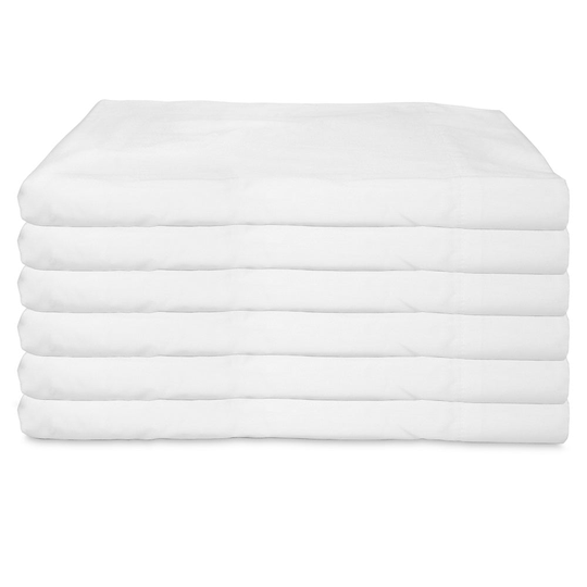 Lulworth Fitted Bed Sheets (Pack of 6), 180 Thread Count., Cotton Poly Blend, Size Options - Twin