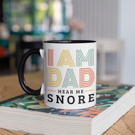 Dad Hear Me Snore Mug, Snoring Dads Coffee Mugs, Gifts For Snorers Mug Gift For Husband Tumbler, Fathers Day