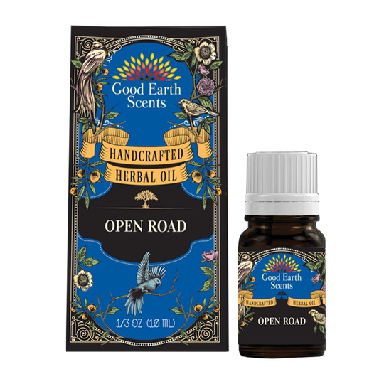 Open Road Herbal Essential Oil Blend | 100% Pure Undiluted Natural For Relaxation Meditation Therapeutic Grade Aromatherapy Spell