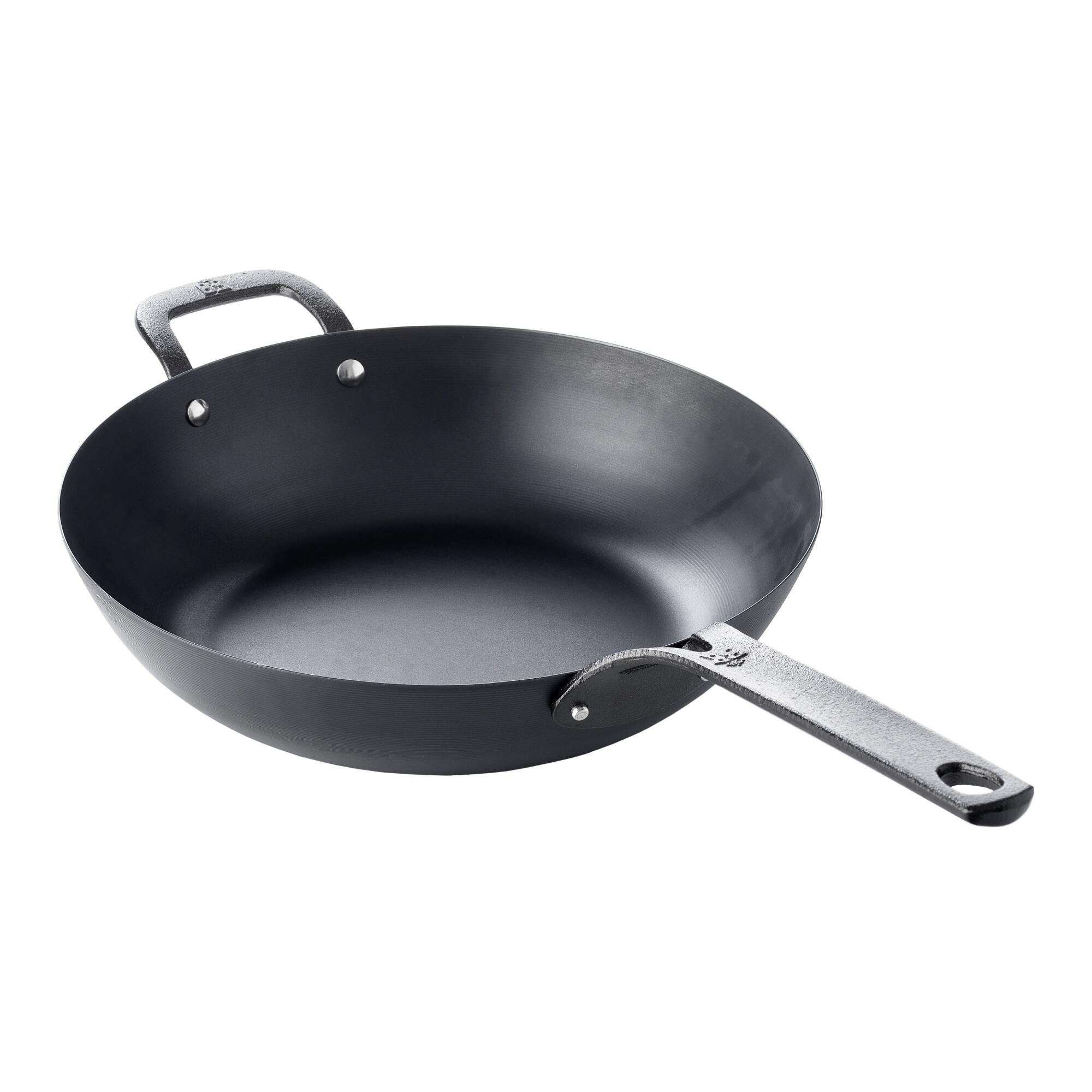 BK Black Carbon Steel Wok by World Market