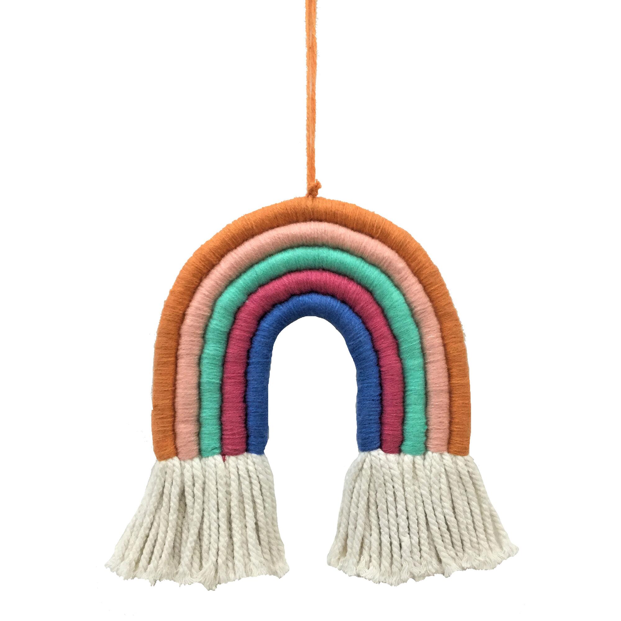 Rainbow Door Hanger Decor: Multi - Fabric by World Market