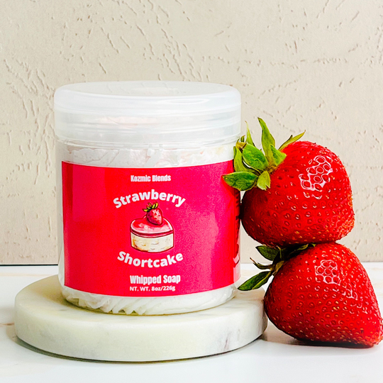 strawberry Shortcake Whipped Soap|strawberry Foaming Soap|Whipped Bath Butter