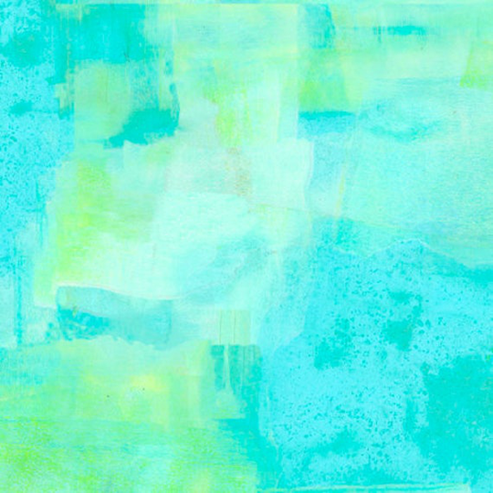 Fabric - Qt Fabrics Stained Glass Blender Style # 28269 Q By Lynnea Washburn Aqua