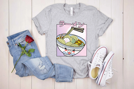 Cute Retro 90S Japanese Kawaii Ramen Lover Funny Noodles, Gift For Asian Foodies, Sanratanmen, Champo, Ramyeon Fan
