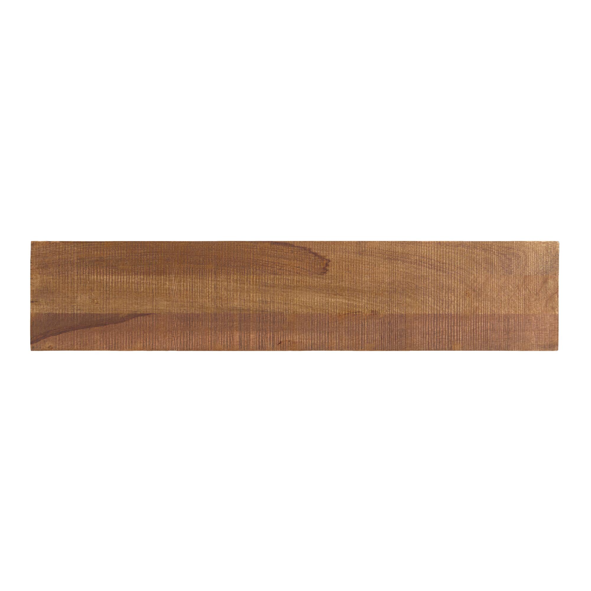 4 Ft Natural Barn Wood Wall Shelf by World Market