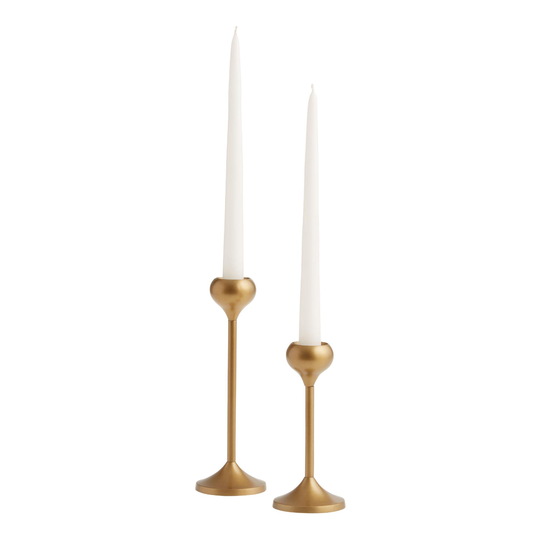 Gold Talia Taper Candle Holder - Metal by World Market