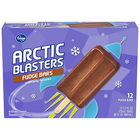 Kroger Fudge Bar Arctic Blasters - 2.5 oz x 12 pack